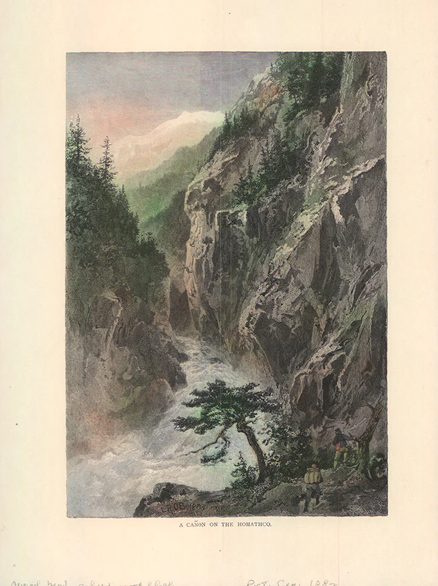 A Canon on the Homathco by Richard O'Brien - 9 X 12 Inches (Art Print Color)
