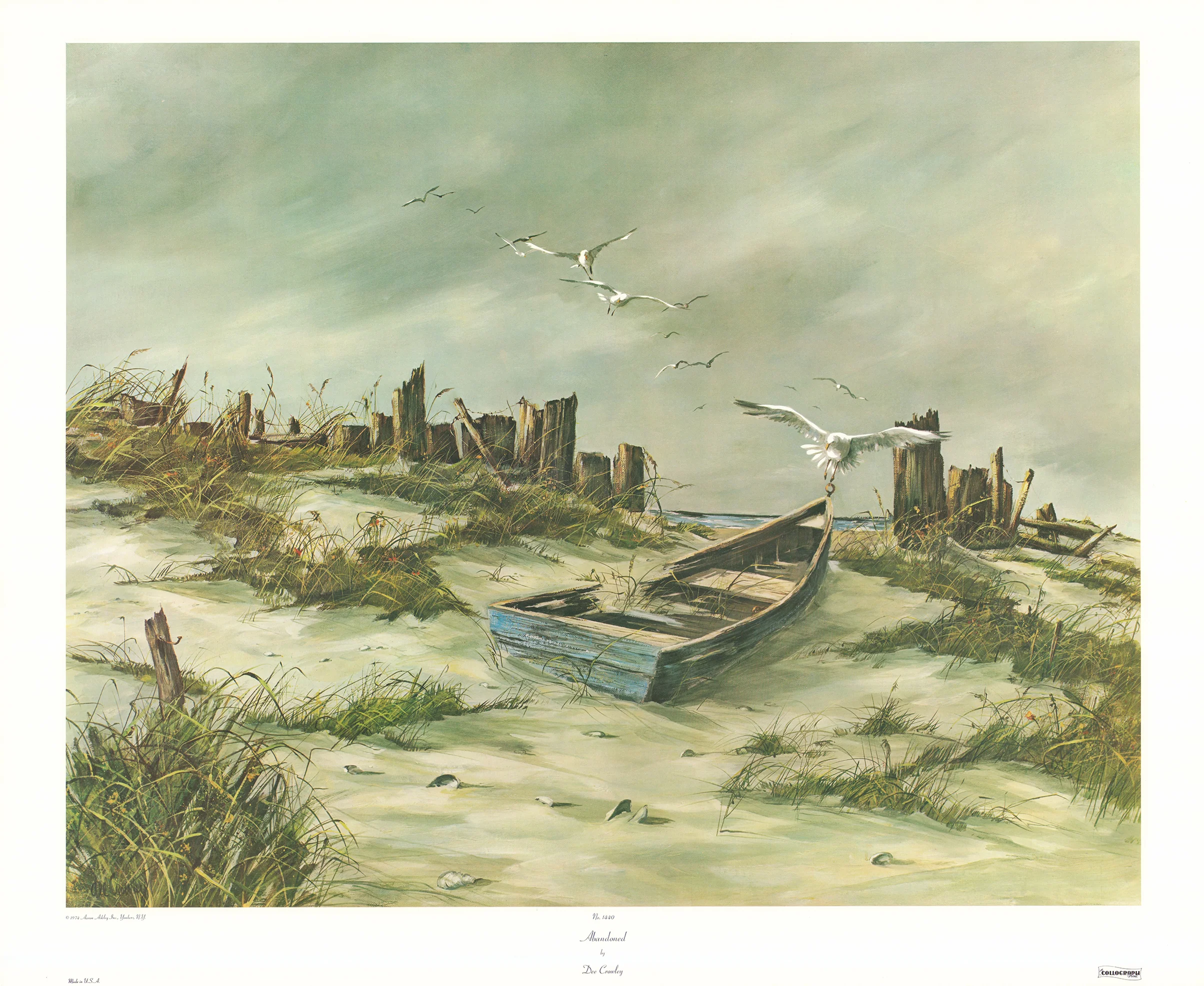 Abandoned, 1974 by Dee Crowley - 28 X 34 Inches (Art Print)