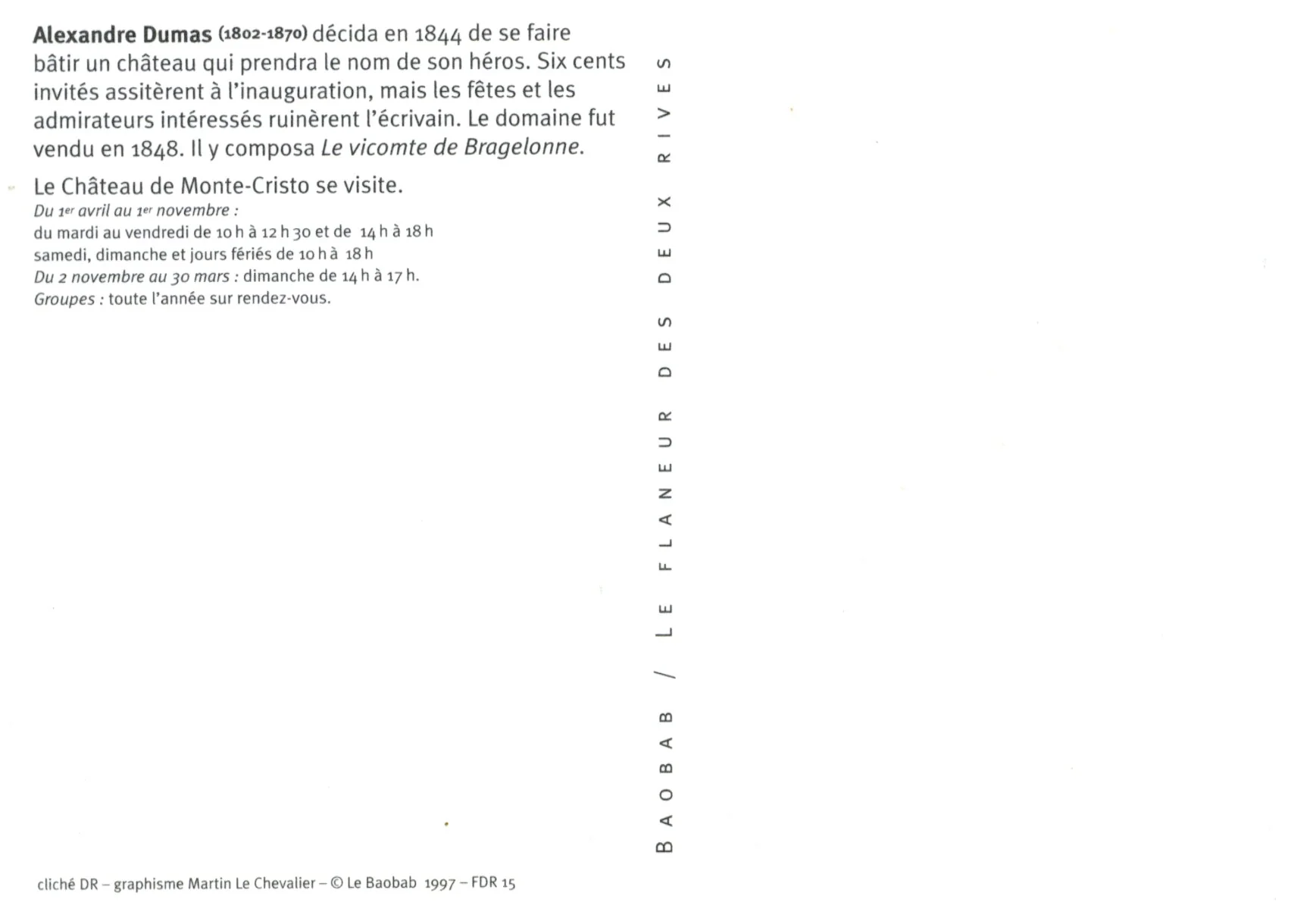 Alexandre Dumas - 4 X 6 Inches (10 Postcards) - Image 2