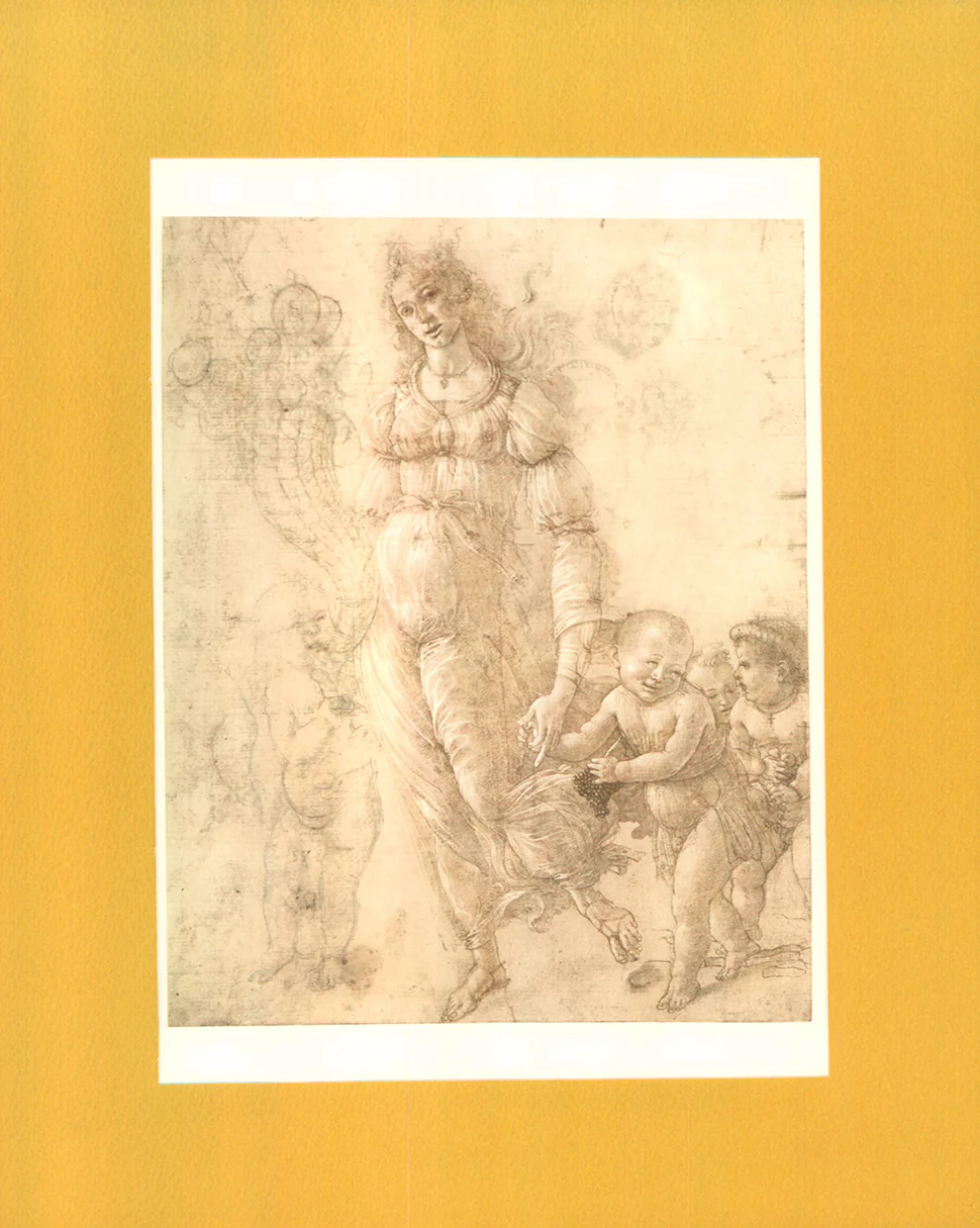 Allegorie by Sandro Botticelli - 14 X 18 Inches (Offset Lithograph with Matte Fine Art Print)