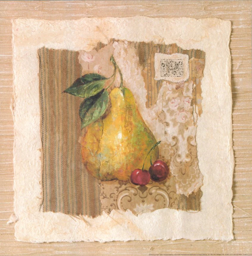 American Pear by Pamela Gladding - 16 X 16 Inches (Art Print)
