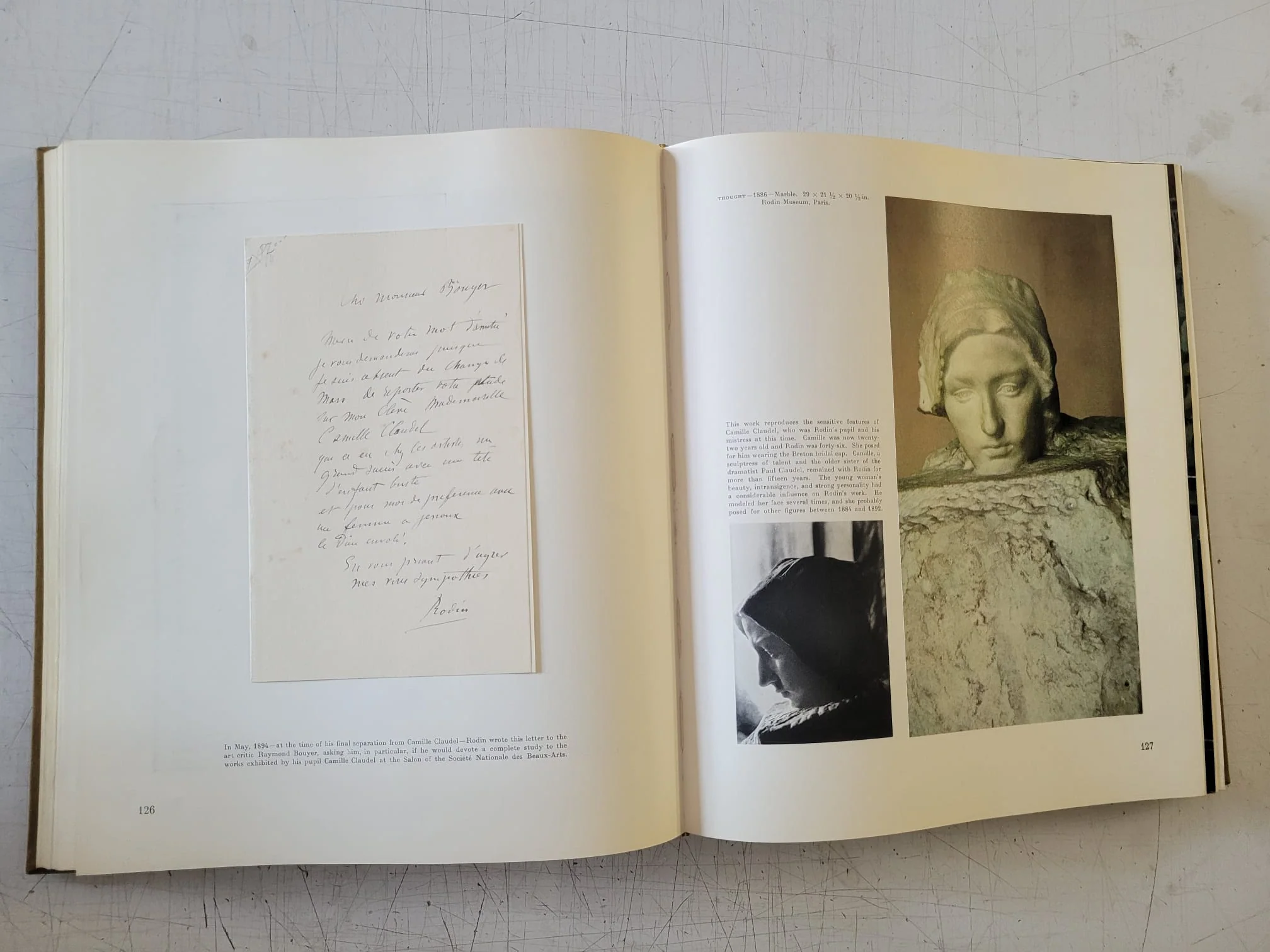 Auguste Rodin by Robert Descharnes (Vintage Hardcover Book 1st EDITION 1967) - Image 10