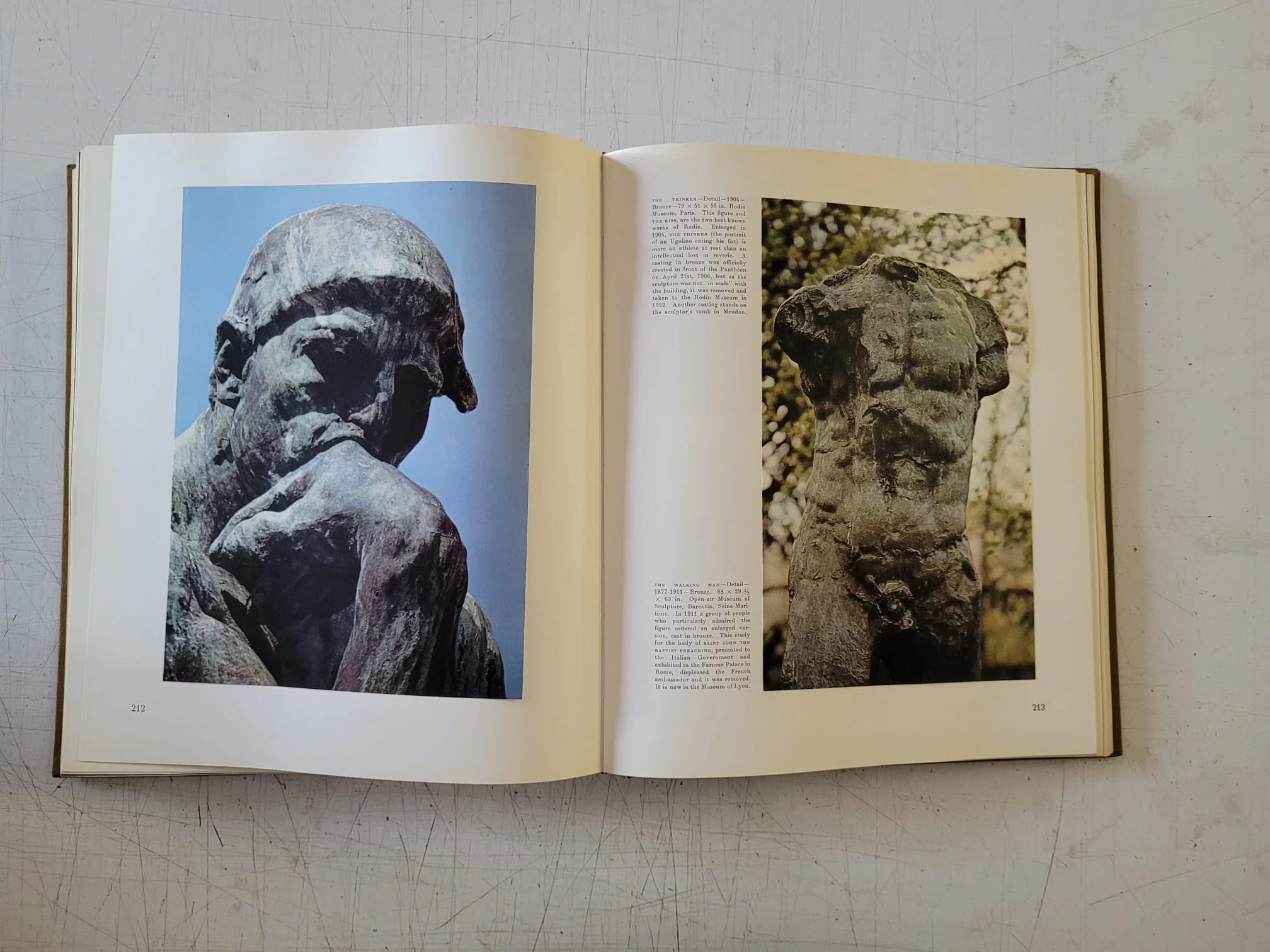 Auguste Rodin by Robert Descharnes (Vintage Hardcover Book 1st EDITION 1967) - Image 12