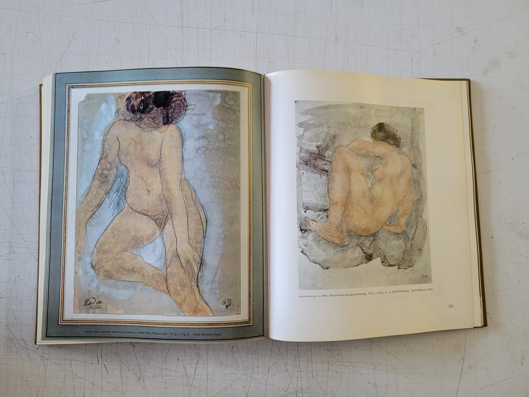 Auguste Rodin by Robert Descharnes (Vintage Hardcover Book 1st EDITION 1967) - Image 13