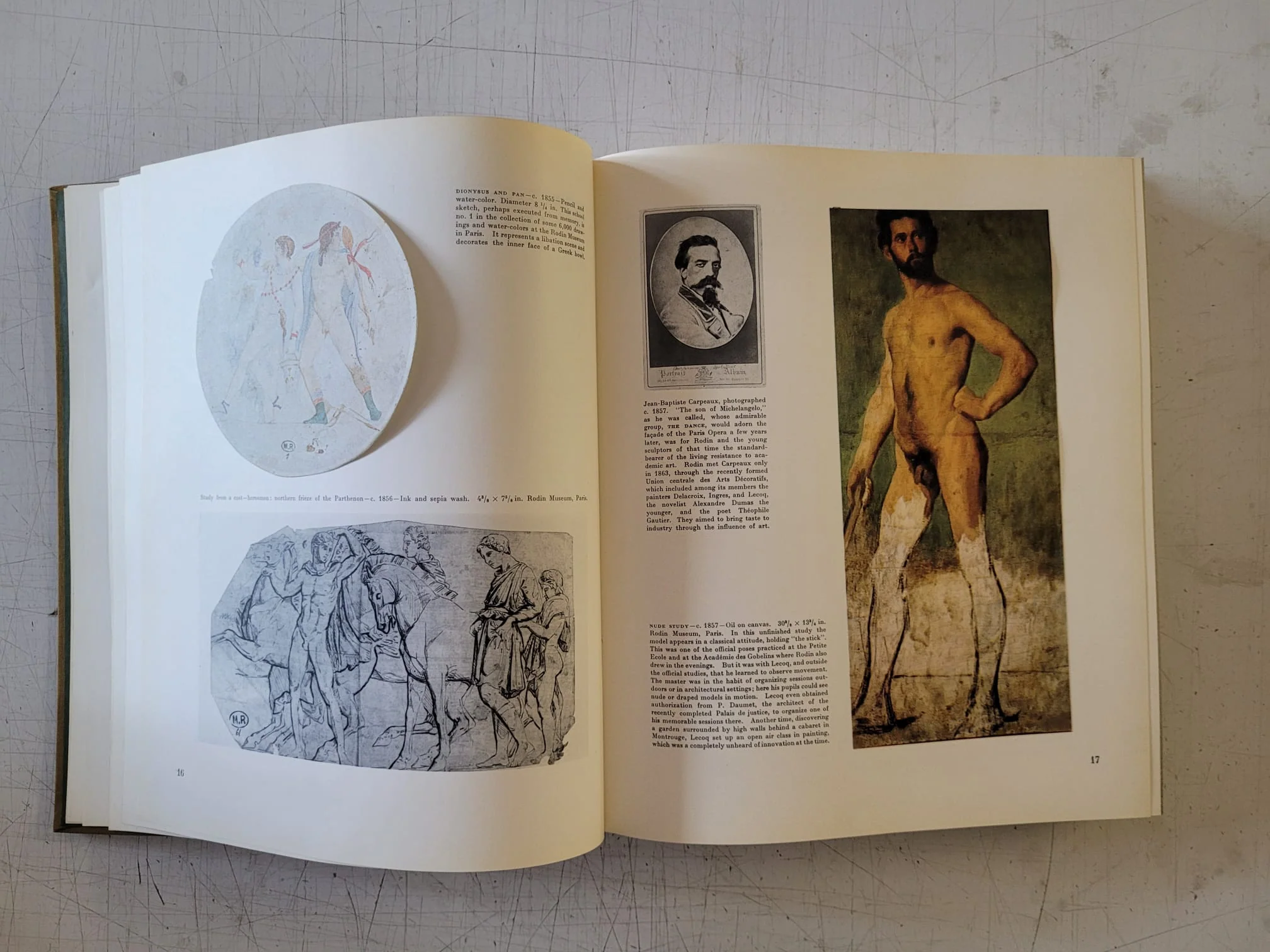 Auguste Rodin by Robert Descharnes (Vintage Hardcover Book 1st EDITION 1967) - Image 8