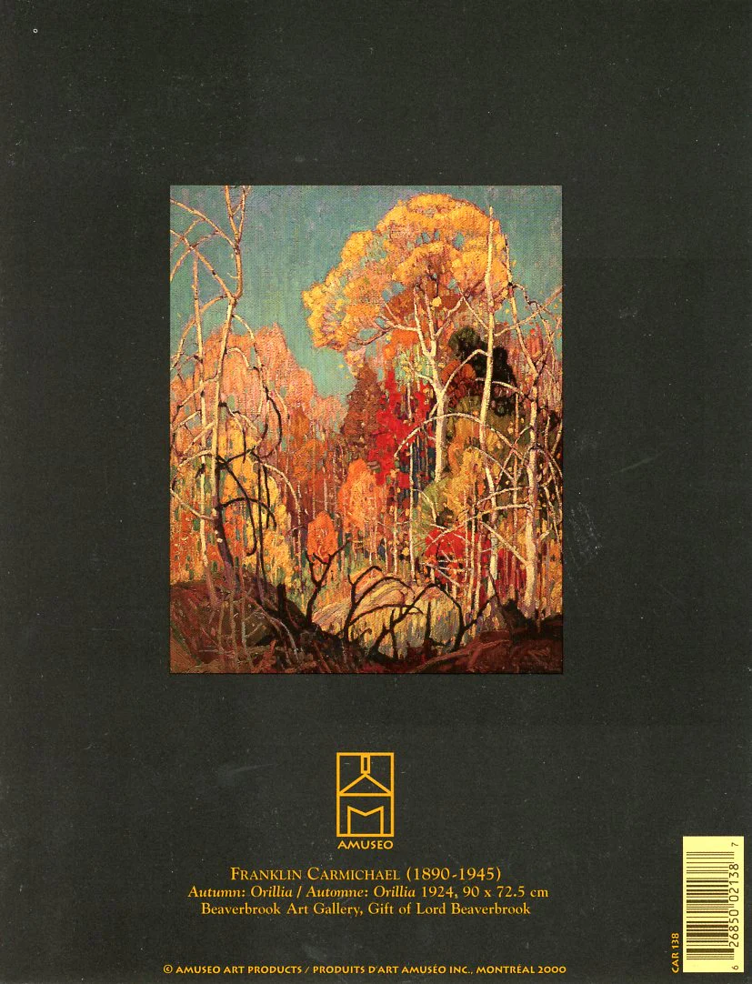 Autumn: Orillia, 1924 by Franklin Carmichael - 5 X 7 Inches (Greeting Card) - Image 2