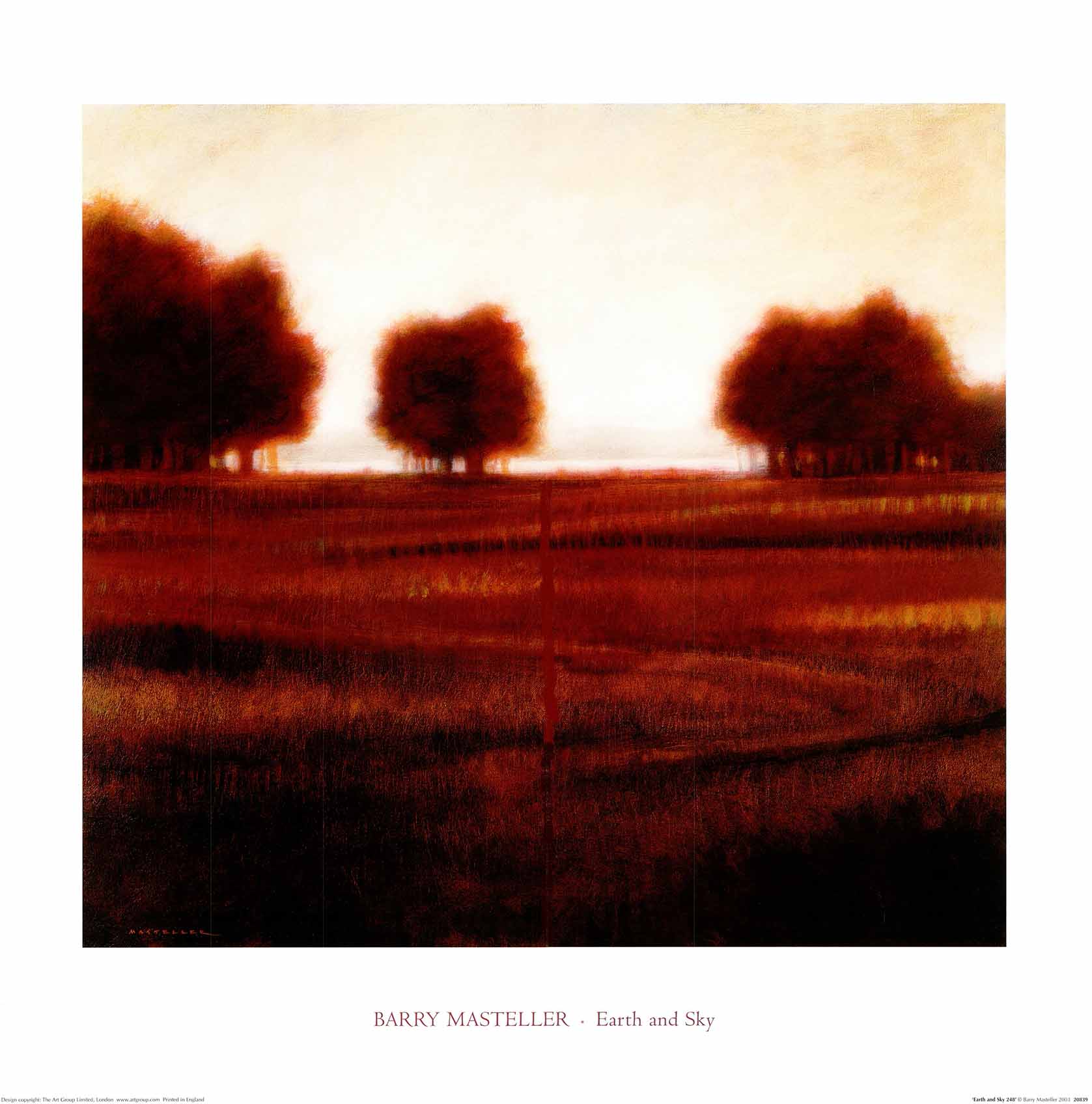 Earth and Sky 248 by Barry Masteller - 24 X 24 Inches (Art Print)