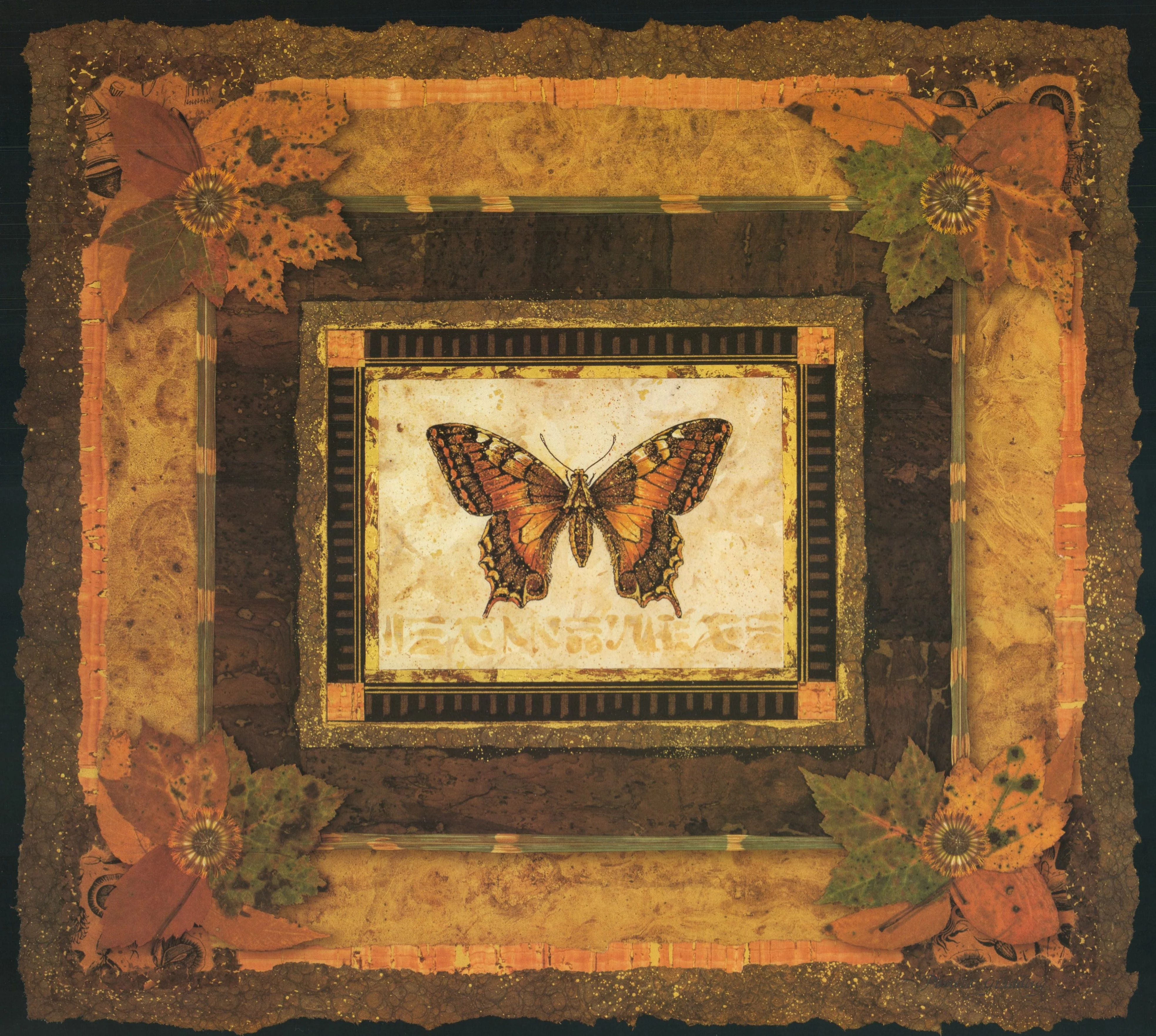 Butterfly II by Pamela Gladding - 18 X 20 Inches (Art Print)
