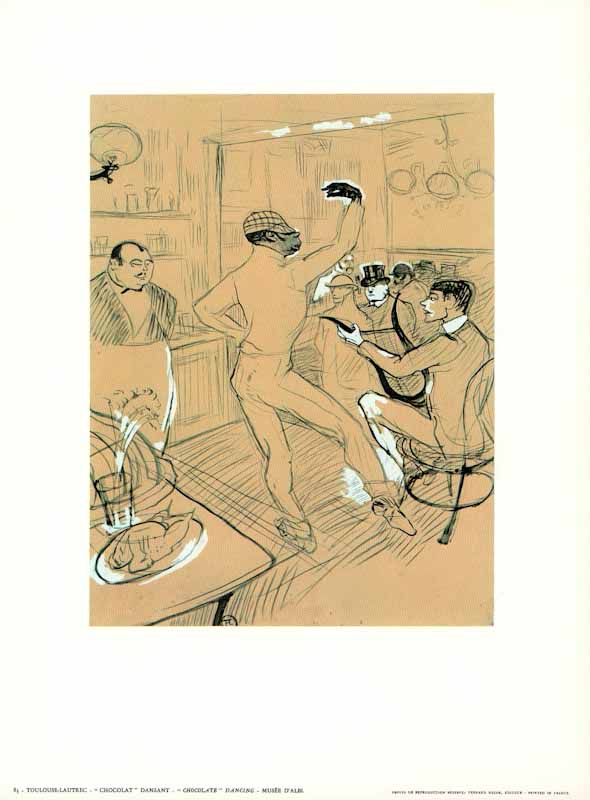 Chocolate Dancing by Henri de Toulouse-Lautrec - 10 X 12 Inches (Art Print)