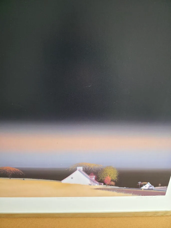 Descendre a la Dérive by Guy Paquet - 27 X 35 Inches (Framed Lithograph Numbered & Signed) 451/480 - Image 4