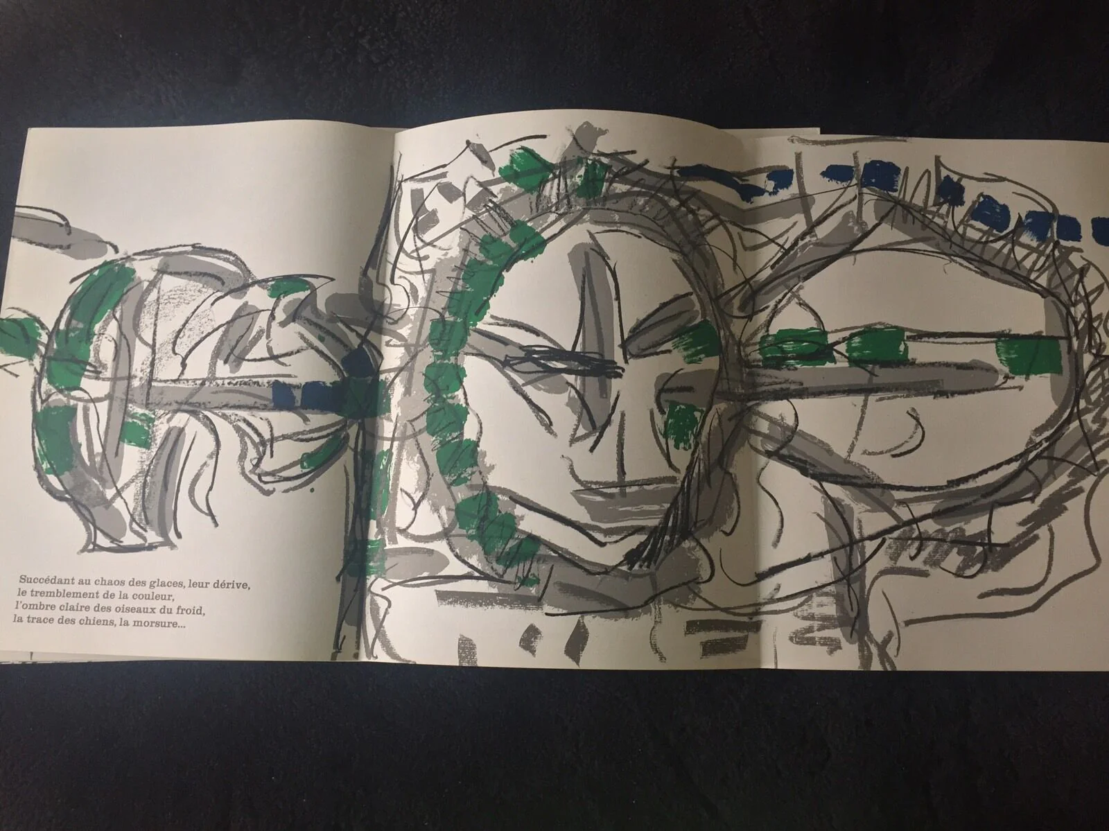 DLM No. 208, February, 1974 Complete Album by Jean-Paul Riopelle - 11 X 15 Inches (12 Lithographs from "Derriere le Miroir" series) - Image 11