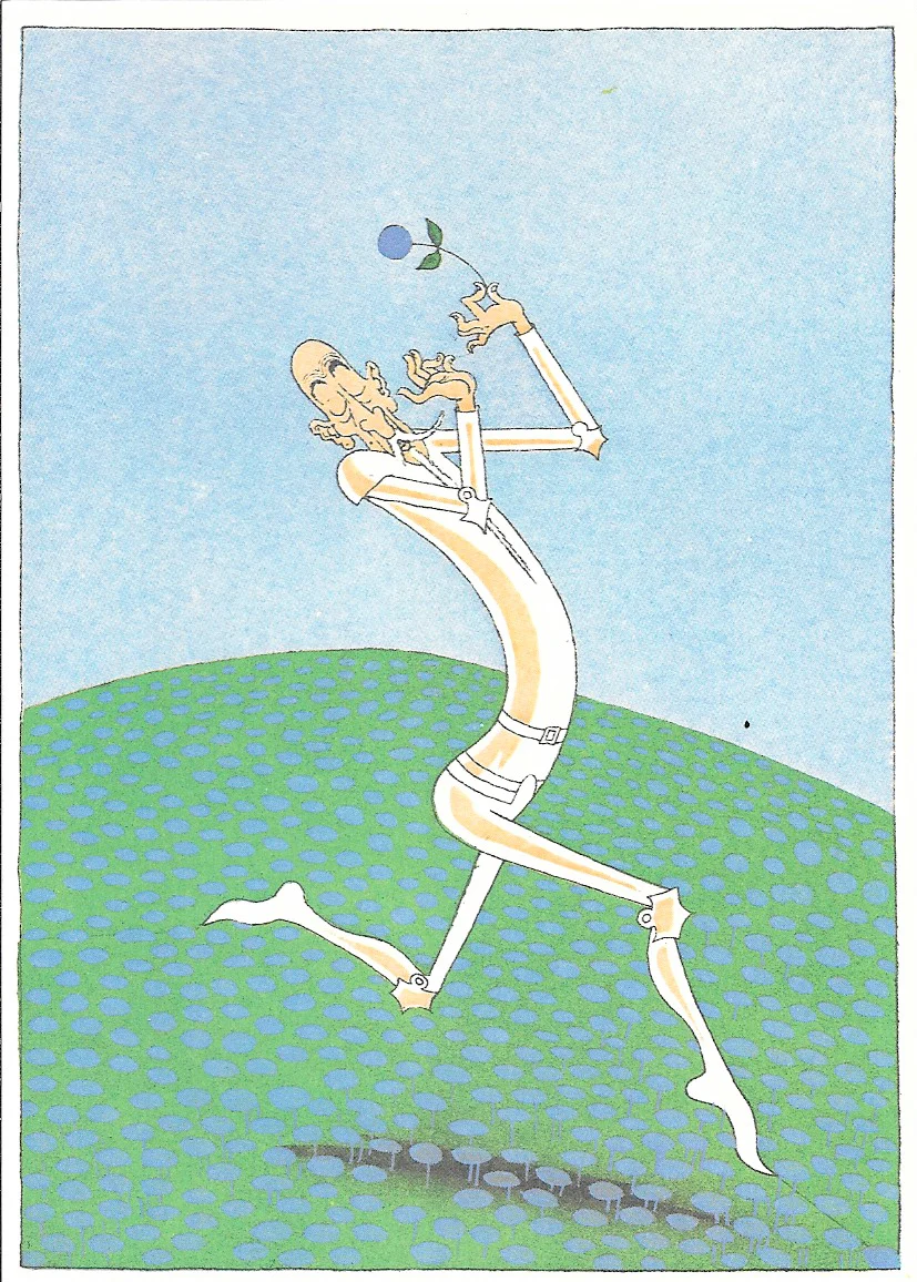 Don Quichotte by Albert Dubout - 4 X 6 Inches (10 Postcards)