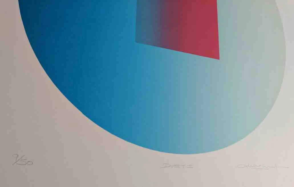 Duet I by Peter Markgraf - 18 X 18 Inches (Serigraph) 09/50 - Image 2