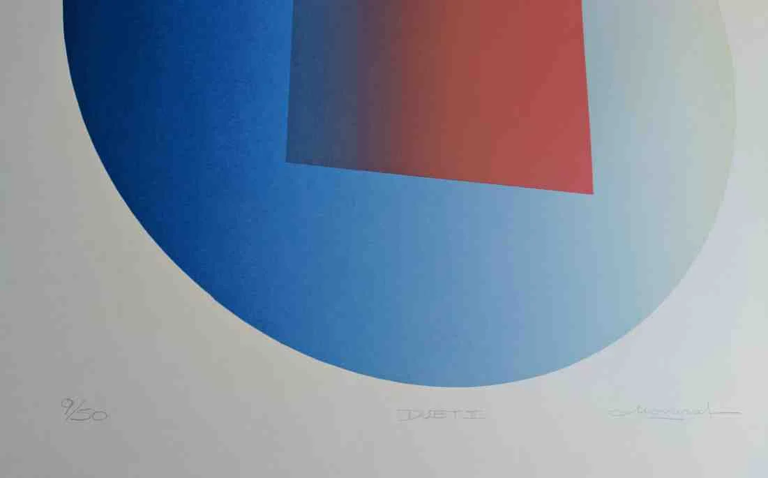 Duet II by Peter Markgraf - 18 X 18 Inches (Serigraph) 09/50 - Image 2