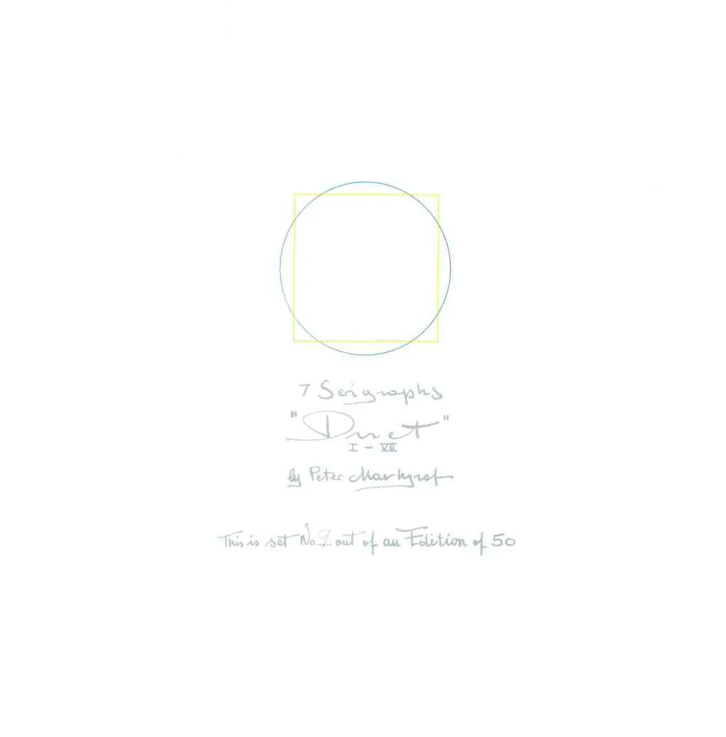 Duet III by Peter Markgraf - 18 X 18 Inches (Serigraph) 09/50 - Image 3