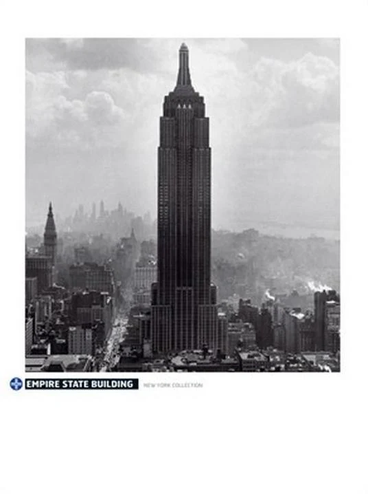 Empire State Building, 1931 by New York Collection - 24 X 32 Inches (Art Print)