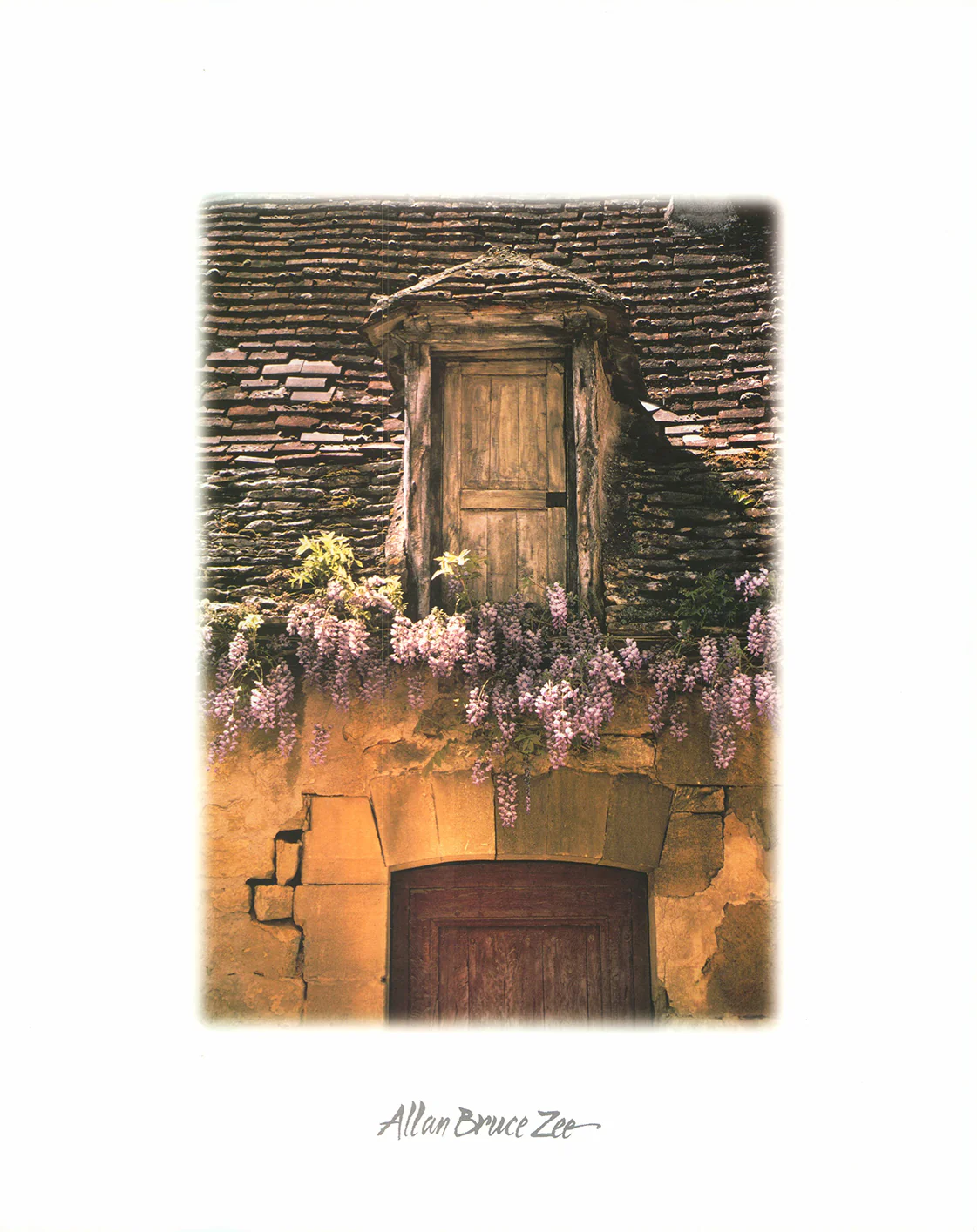Enchanted April 1998 by Allan Bruce Zee - 16 X 20 Inches (Art Print)