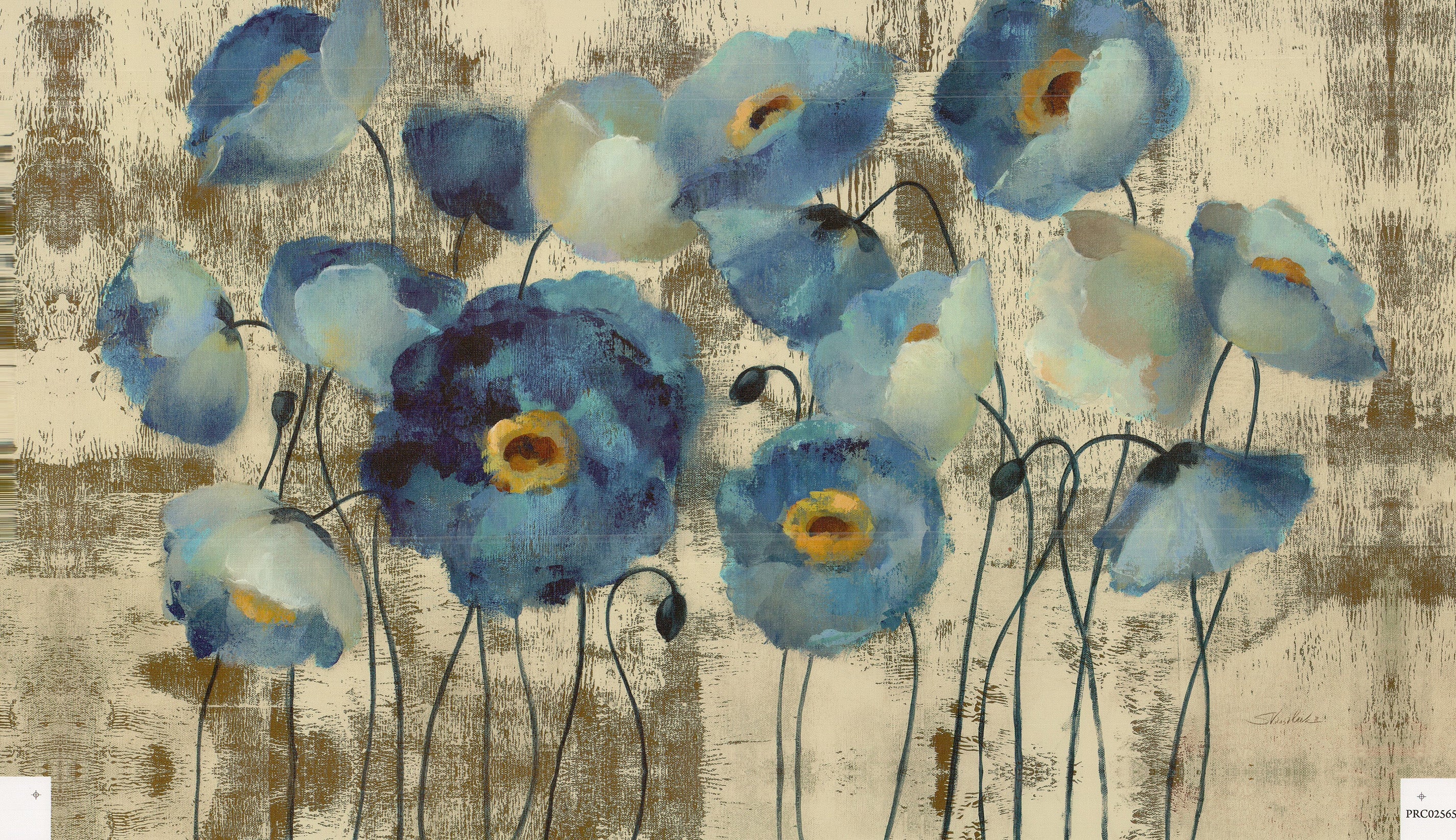 Flowers - 24 X 36 Inches (Canvas Roll or Stretched ready to hang)