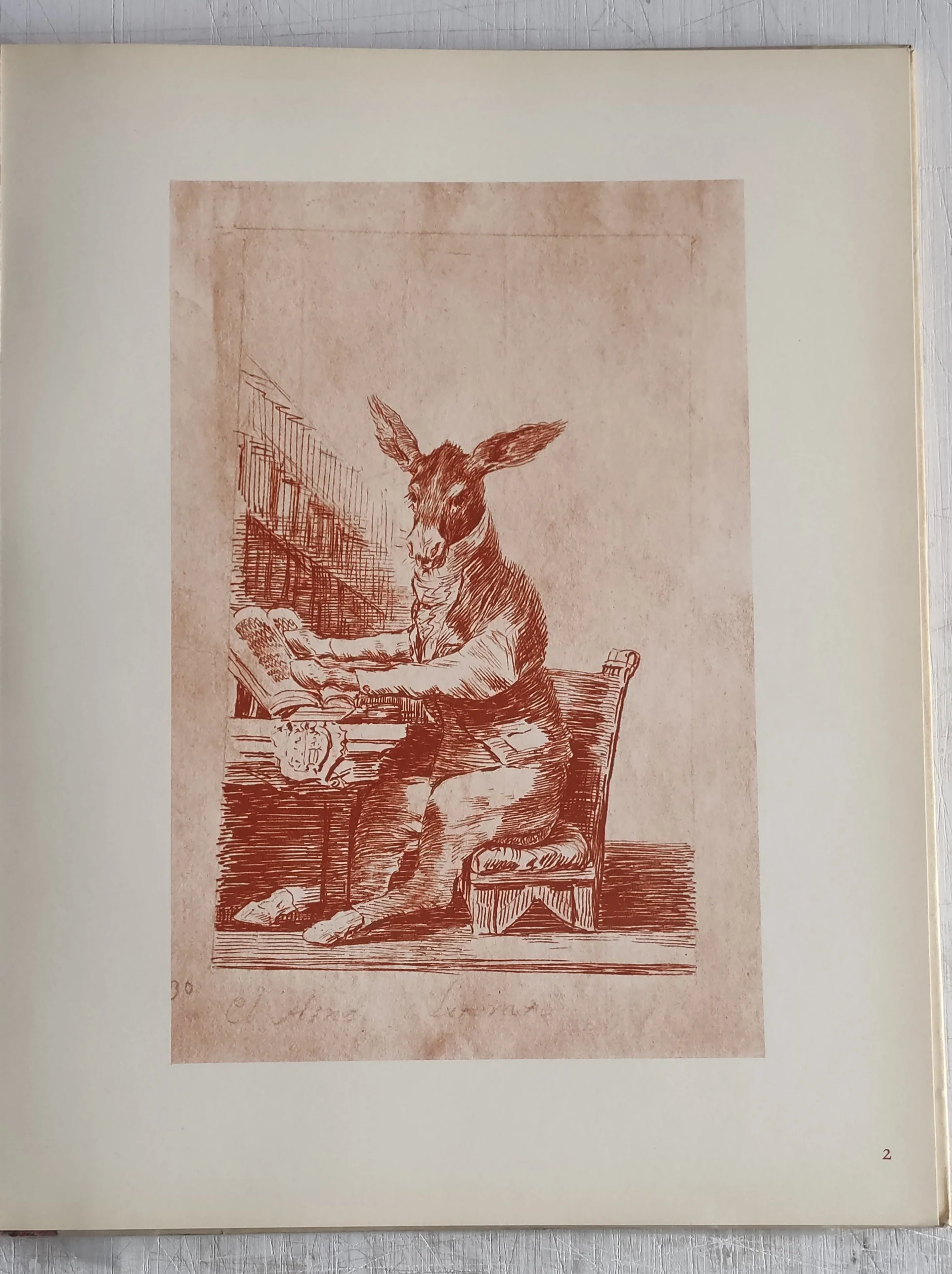 Goya dessins du musée du Prado by Gallego Julian ( Préface )(Vintage Hardcover Book 1961) - Image 4