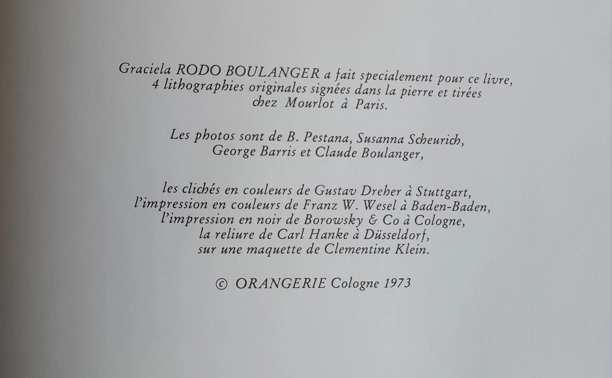 Graciela Rodo Boulanger (Vintage Hardcover Book 1973) - Image 7