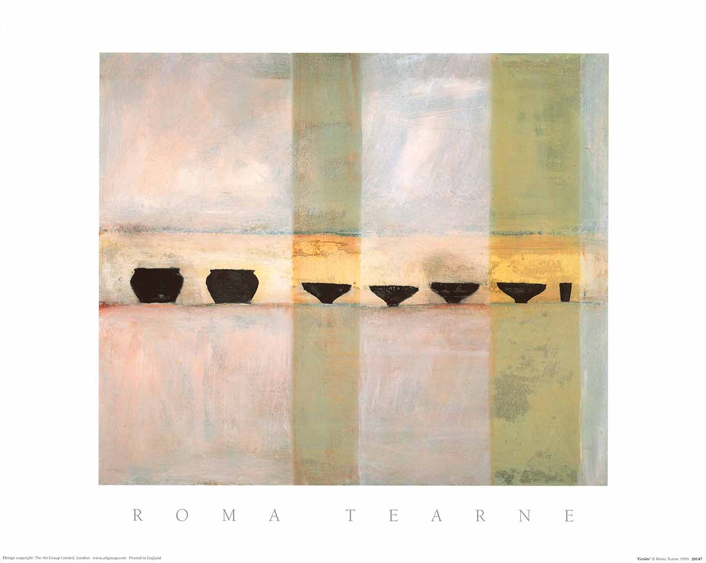 Grains by Roma Tearne - 16 X 20 Inches (Art Print)