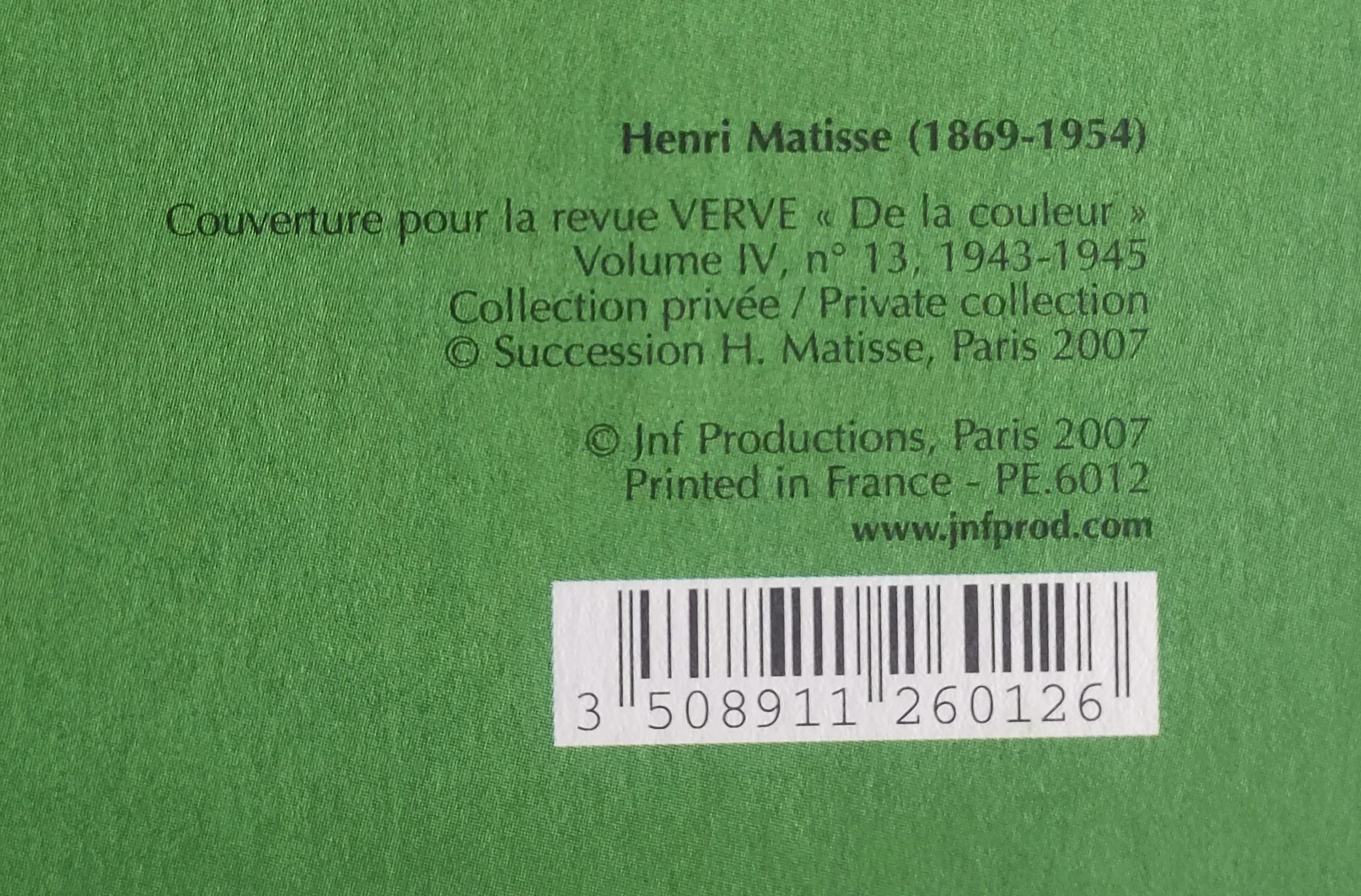 Henri Matisse - 7 X 9 Inches (Exercise Lined Book) - Image 3