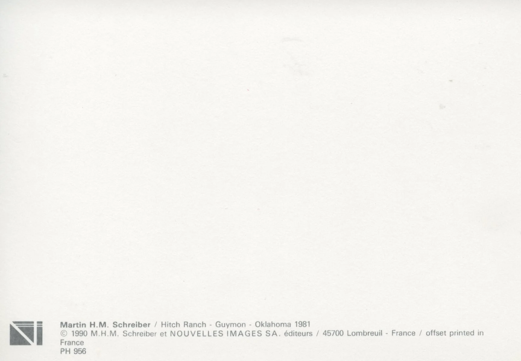 Hitch Ranch by Martin H.M. Schreiber - 4 X 6 Inches (10 Postcards) - Image 2