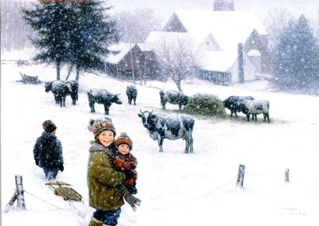 Home for Dinner by Robert Duncan - 5 X 7 Inches (Note Card)