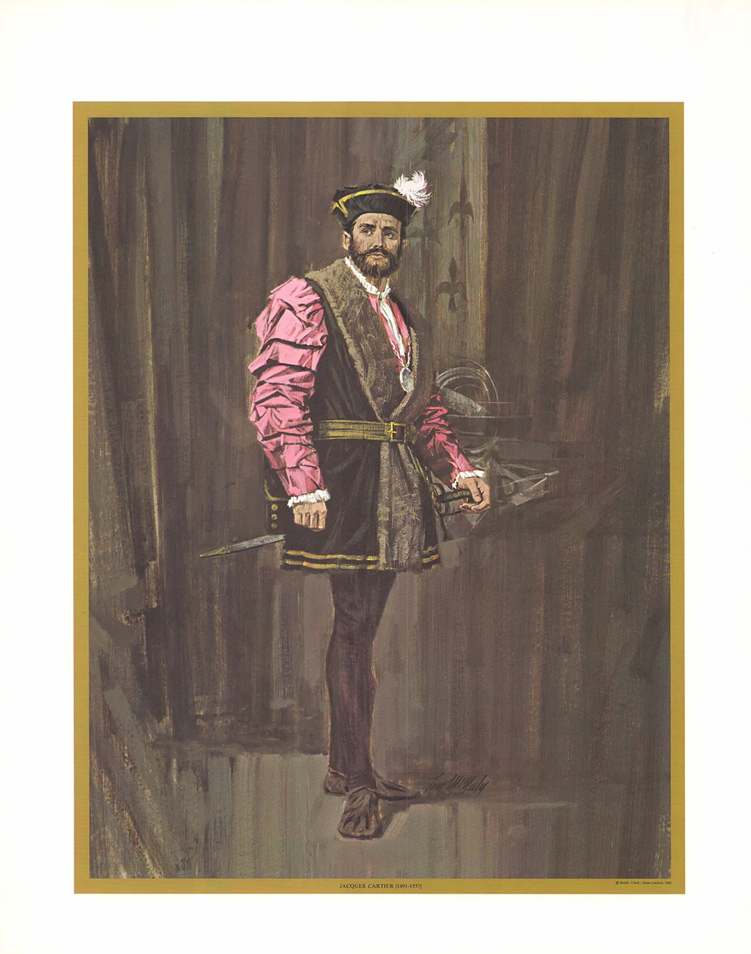 Jacques Cartier by Tom McNeely - 16 X 20 Inches (Art Print)