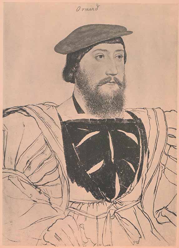 James Butler, 9th Earl of Ormond and Ossory by Hans Holbein - 8 X 11 Inches (Offset Lithograph Fine Art Print)