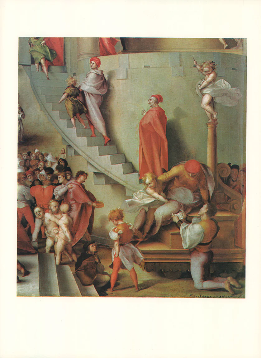 Joseph in Egypt by Pontormo - 12 X 16 Inches (Art Print)
