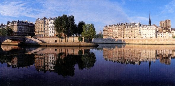 L’Île Saint-Louis et l’île de la Cité by Arnaud Frich - 4 X 8 Inches (Greeting Card)