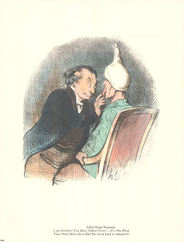 Life's Great Moments by Honore Daumier - 10 X 13 Inches (Art Print)