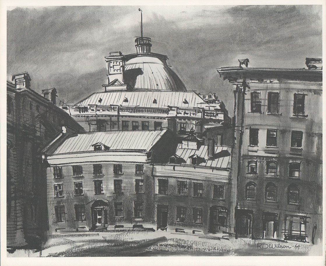 LIVING PAST OF MONTREAL Canadian History Art Drawings by R. D. Wilson 1964 Book - Image 15
