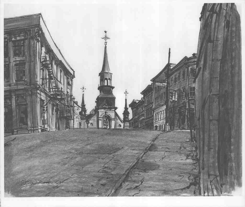 LIVING PAST OF MONTREAL Canadian History Art Drawings by R. D. Wilson 1964 Book - Image 19