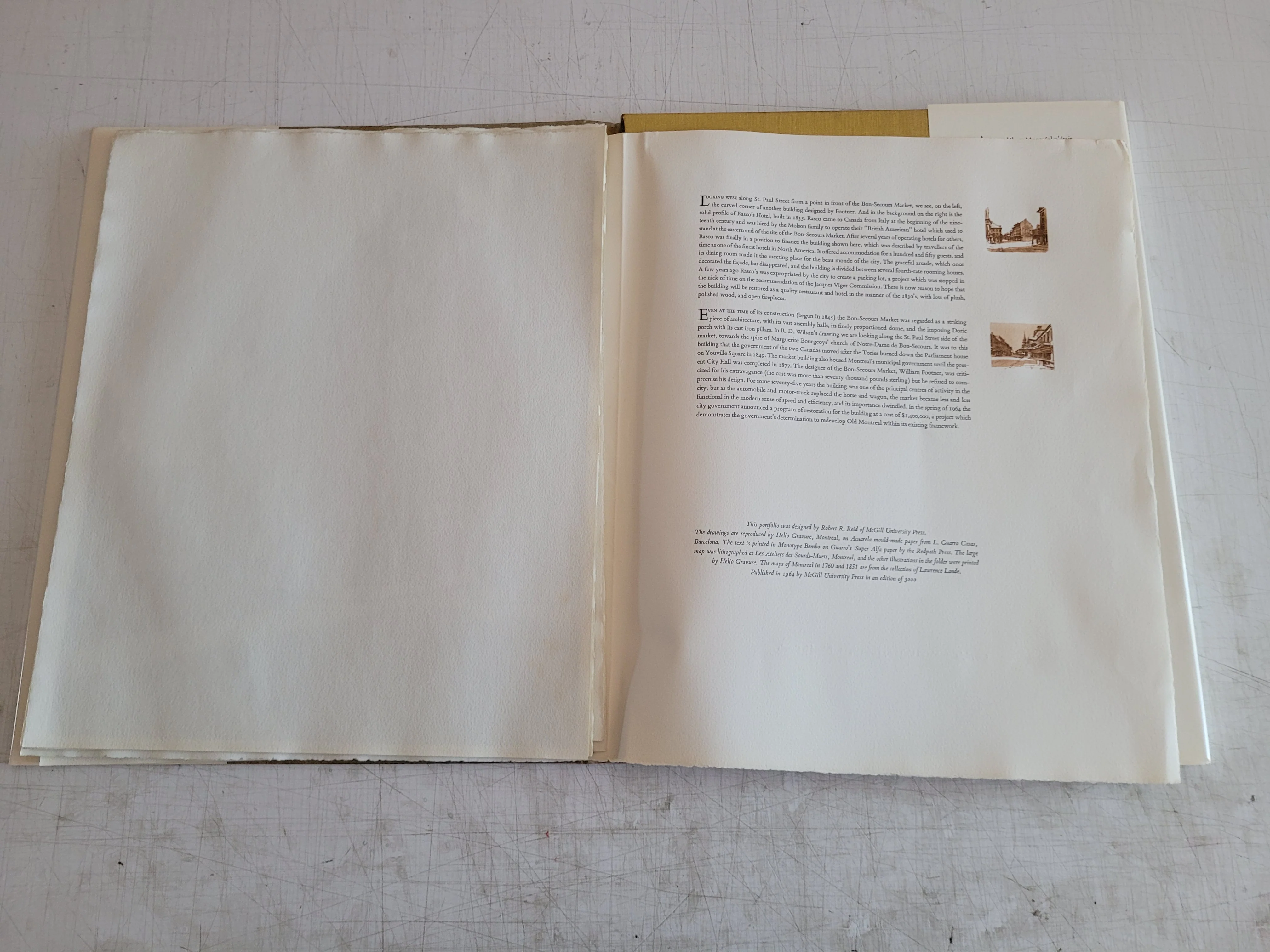 LIVING PAST OF MONTREAL Canadian History Art Drawings by R. D. Wilson 1964 Book - Image 8