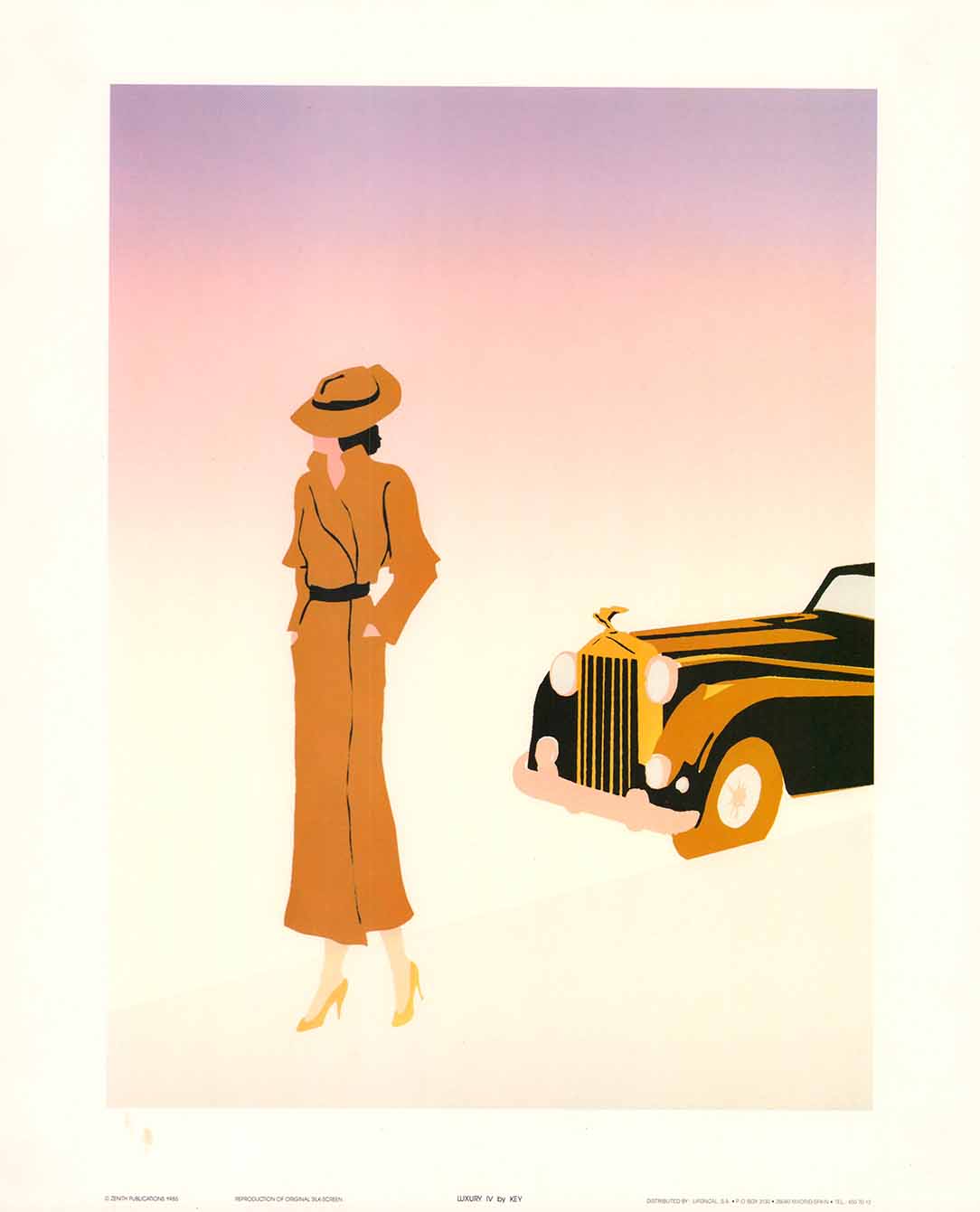 Luxury IV by Key - 16 X 19 Inches (Offset Lithograph Fine Art Print)