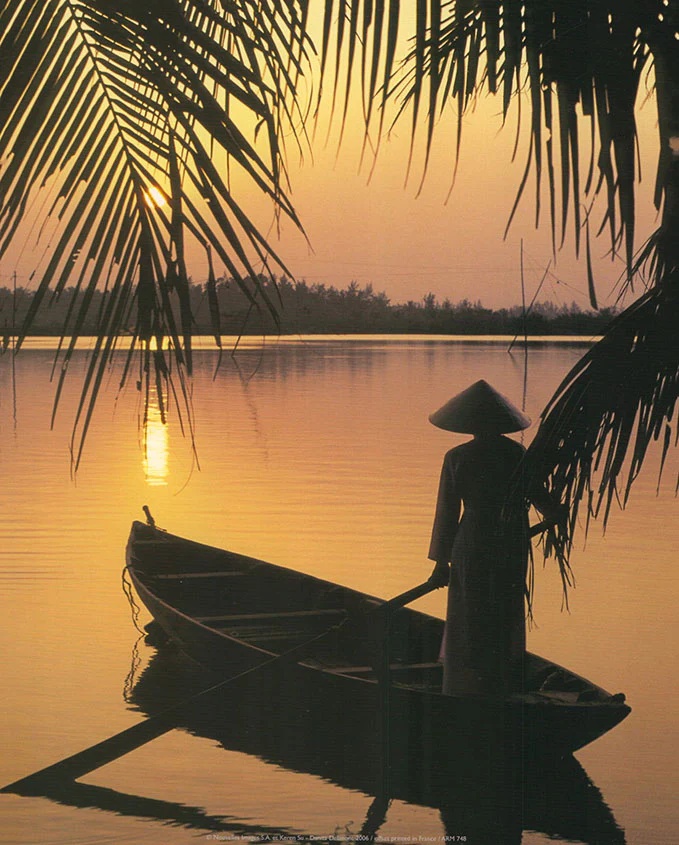 Mekong River by Keren Su - 10 X 12 Inches (Art Print)