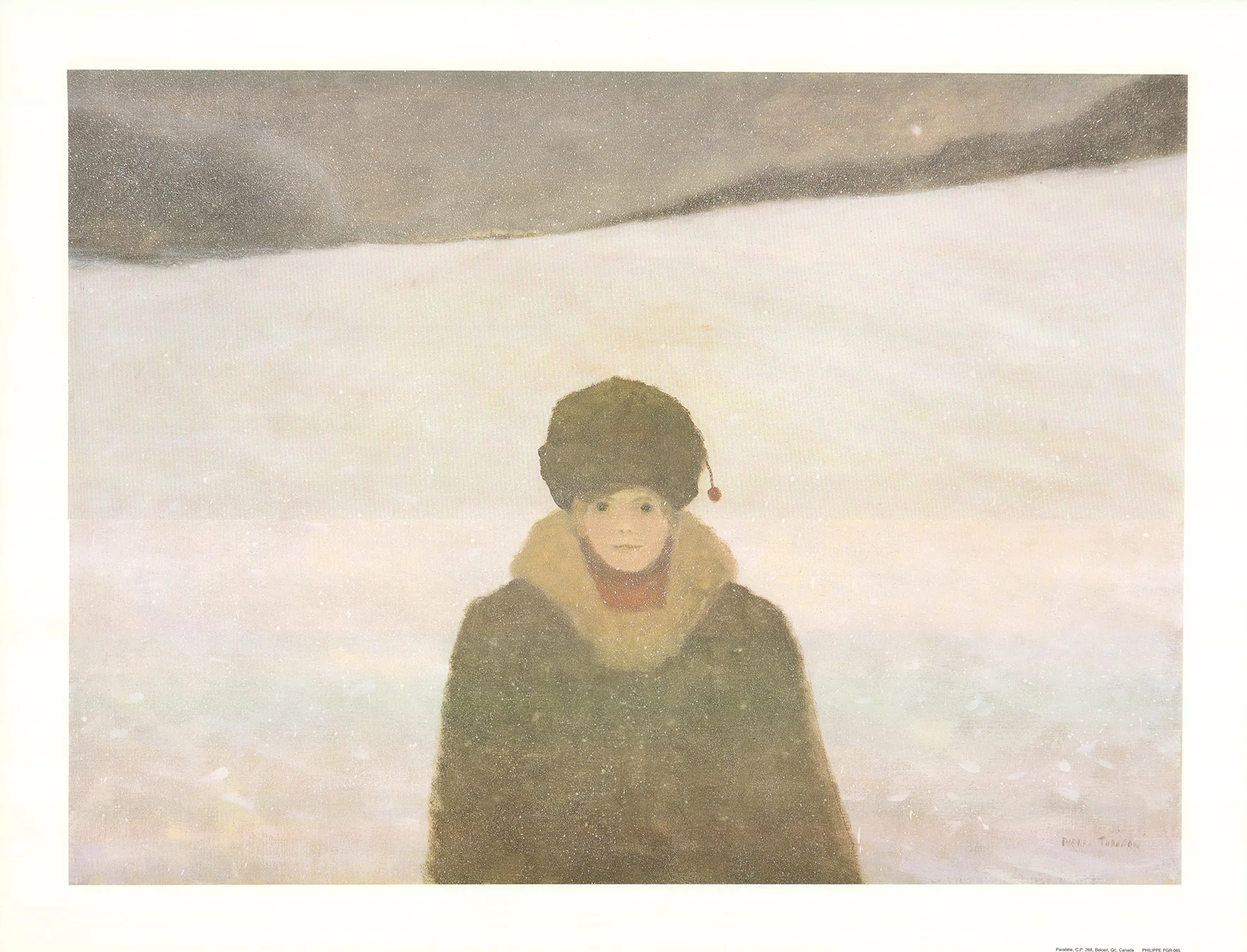 Melanie 1986 by Pierre Turgeon - 19 X 25 Inches (Offset Lithograph)