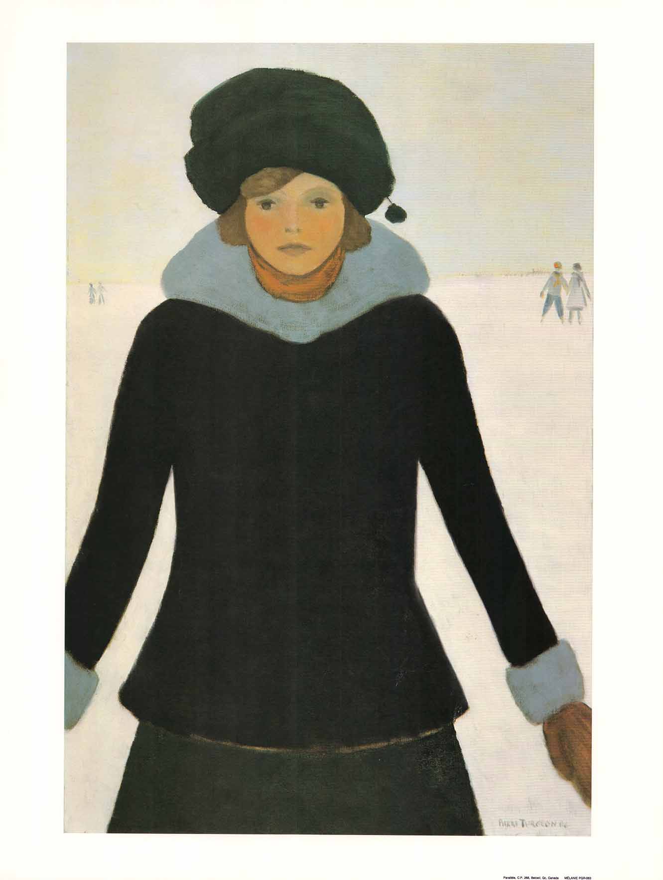 Melanie, 1986 by Pierre Turgeon - 19 X 25 Inches (Offset Lithograph)