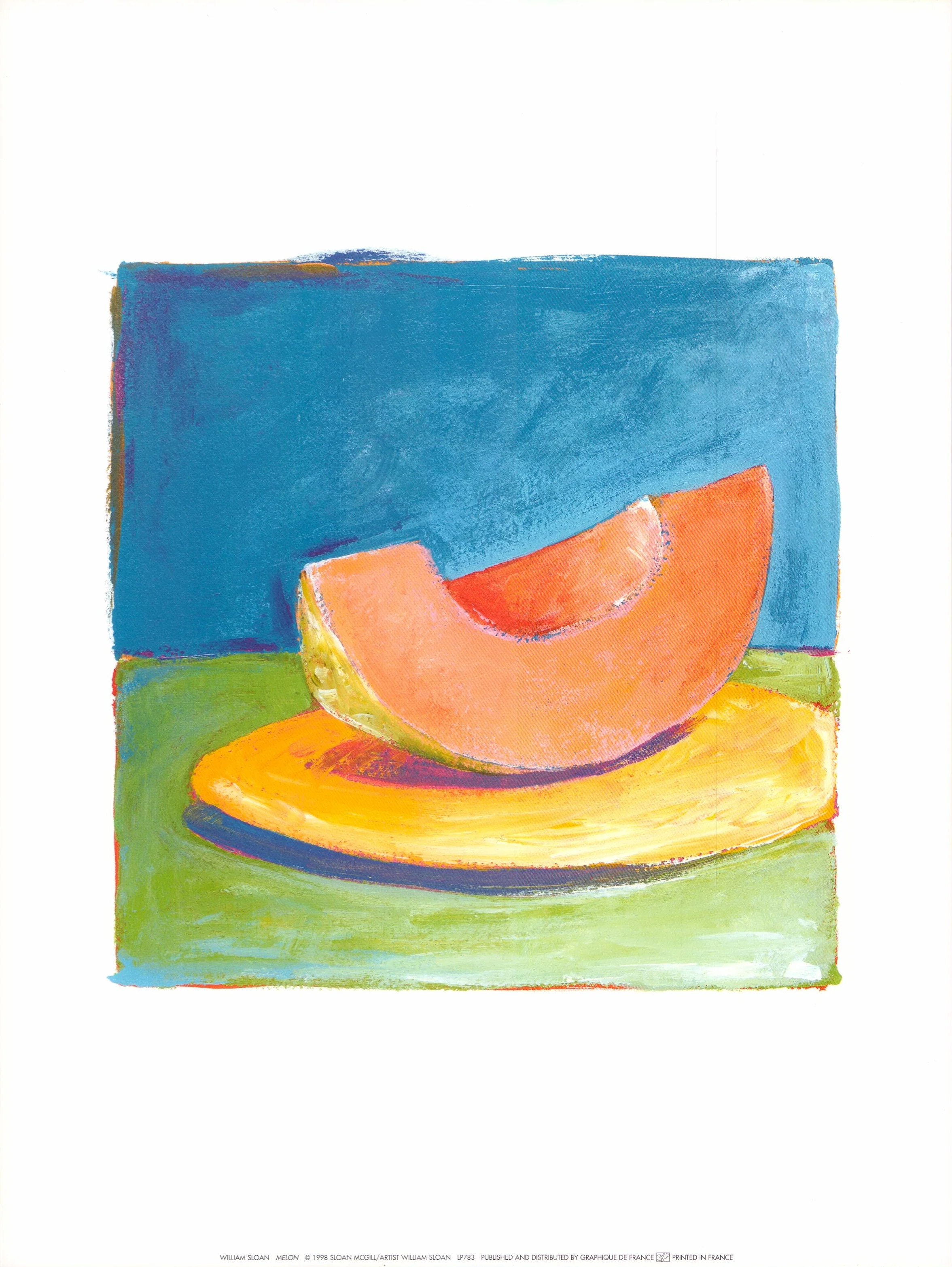 Melon by William Sloan - 12 X 16 Inches (Art Print)