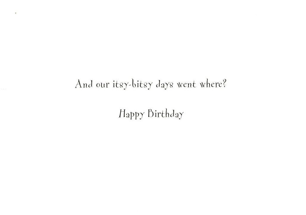 Message Inside: Bra Shopping by Jeanne A. Benas - 5 X 7 Inches (Greeting Card) - Image 2