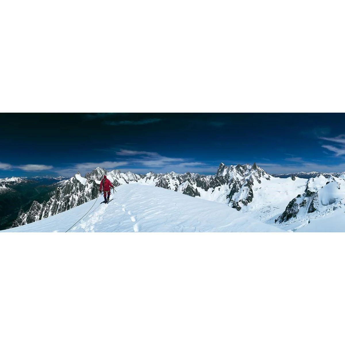 Mont Blanc du Tacul, Maudit by Franck Charel - 20 X 59 Inches (Art Print)