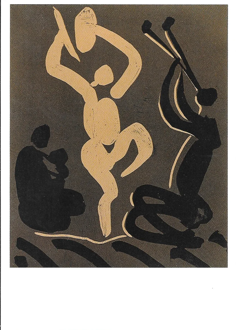Mother, Dancer and Musician by Pablo Picasso - 4 X 6 Inches (10 Postcards)