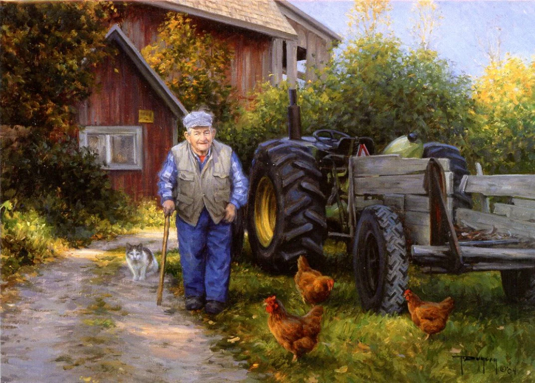 Mr. Churchill's Farm by Robert Duncan - 5 X 7 Inches (Note Card)