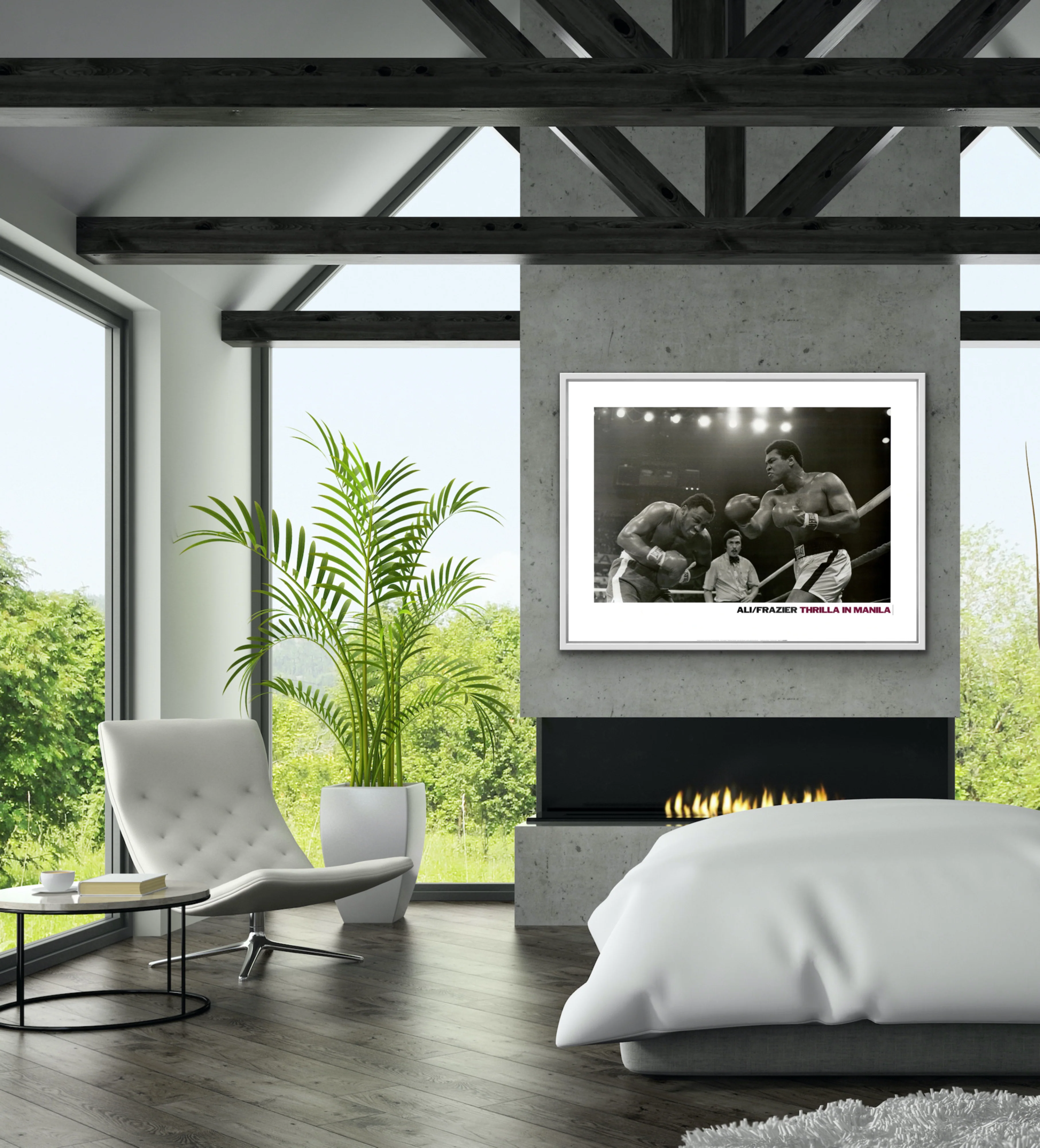 Muhammad Ali Vs. Joe Frazier "Thrilla in Manila" 1975 - 24 X 32 Inches (Art Print) - Image 2