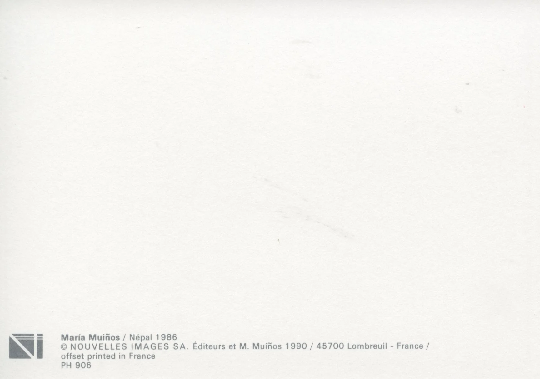 Népal 1986 by Maria Muinos - 4 X 6 Inches (10 Postcards) - Image 2