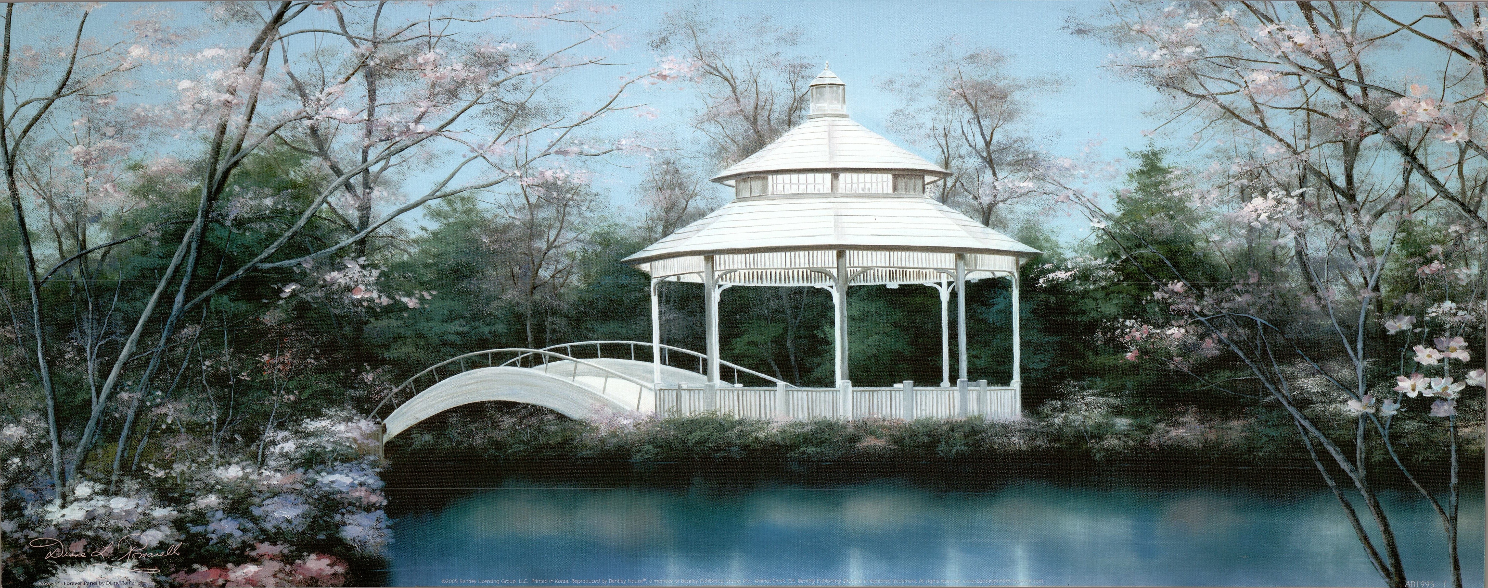 Now and Forever Panel by Diane Romanello - 8 X 20 Inches (Art Print)