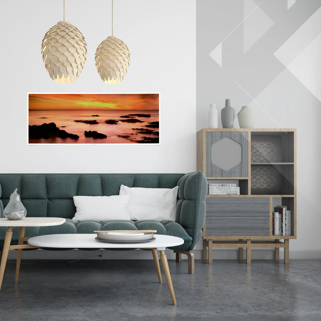 Ocean Sunset - 16 X 40 Inches (Art Print) - Image 2