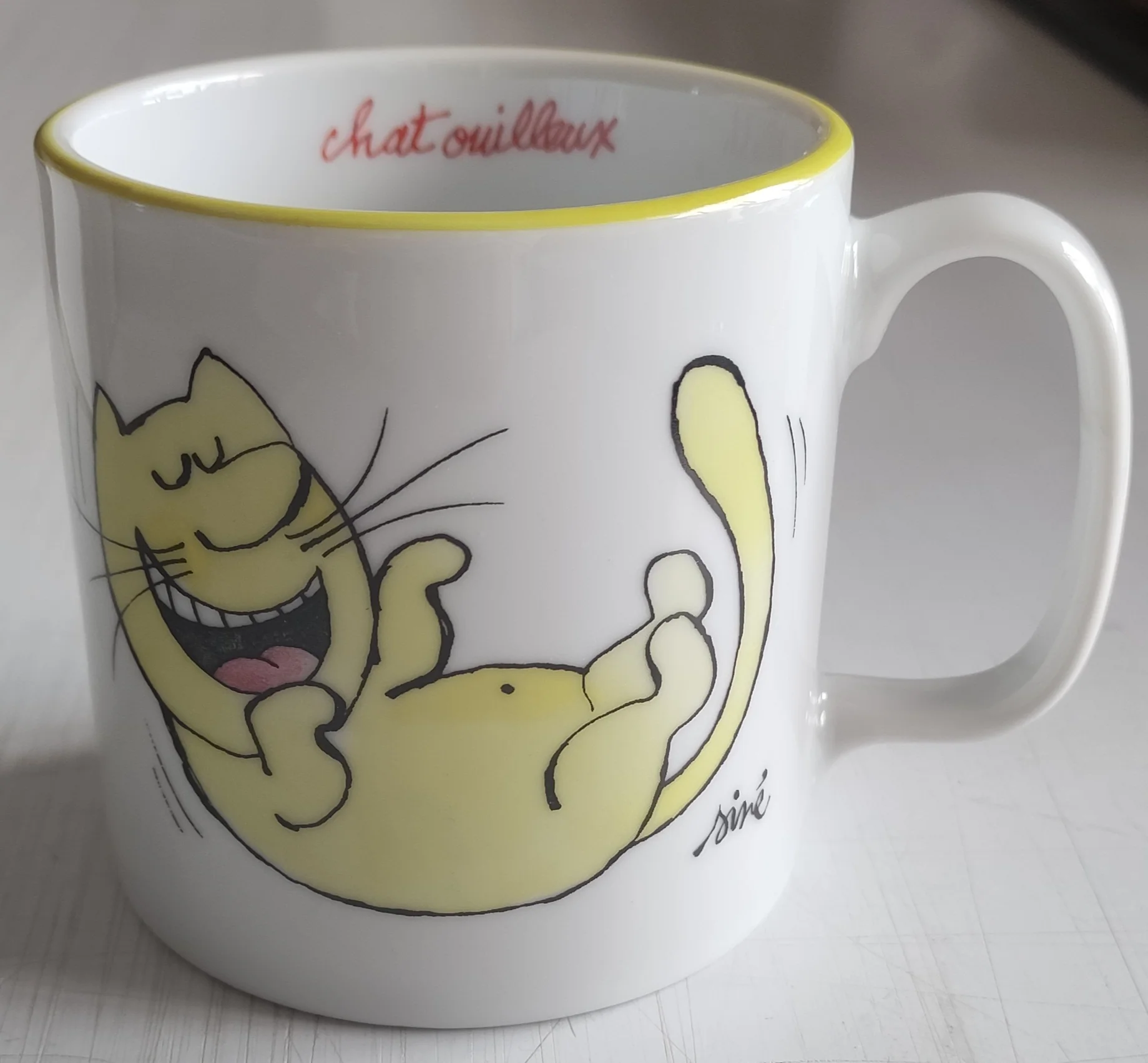 Official 2004 Siné - Chat Ouilleux, 1982 Tea / Coffee Mug